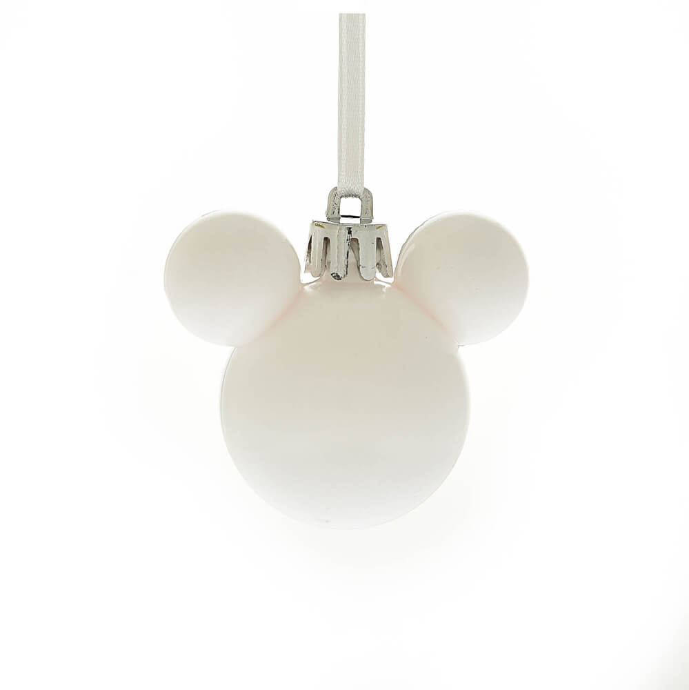 MICKEY CHRISTMAS MINI BLUSH BAUBLES (SET OF 12)