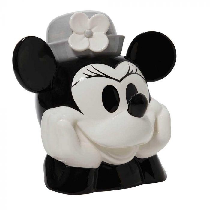 COOKIE JAR: MINNIE MOUSE BLACK & WHITE