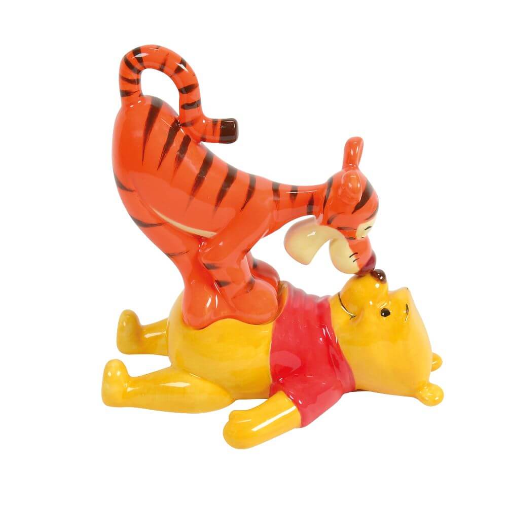 SALT & PEPPER SHAKER SET: POOH & TIGGER