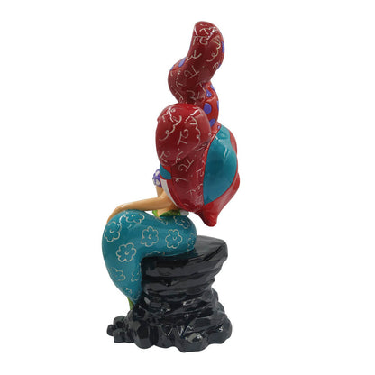 ARIEL ON ROCK LARGE FIGURINE