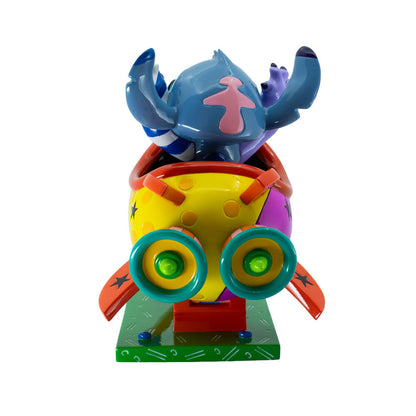 STITCH ROCKET SHIP LARGE FIGURINE