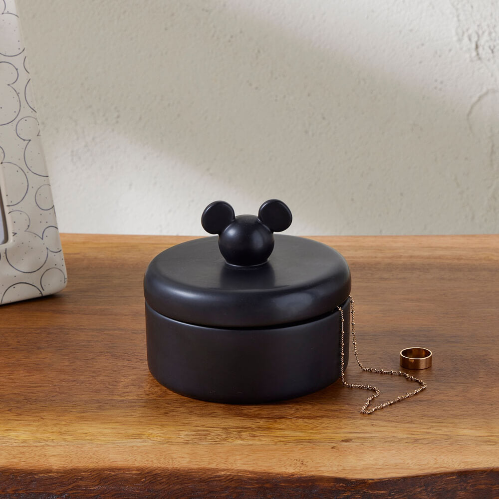 DISNEY HOME: MICKEY HEAD STORAGE JAR WITH LID