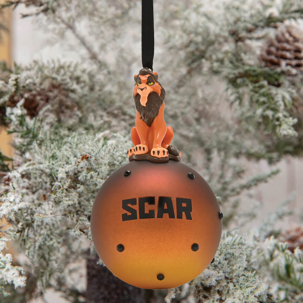 SCAR ON GLASS BAUBLE