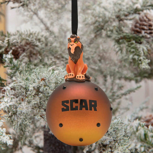 SCAR ON GLASS BAUBLE