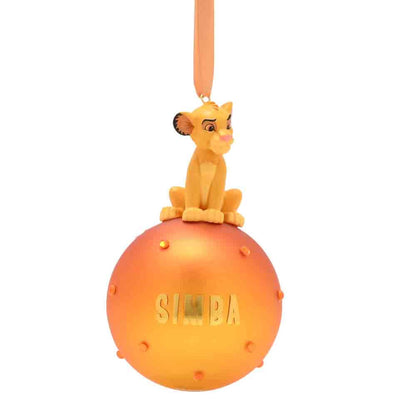 SIMBA ON GLASS BAUBLE