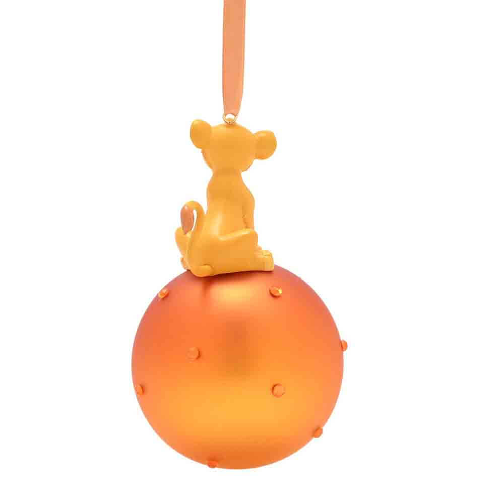 SIMBA ON GLASS BAUBLE