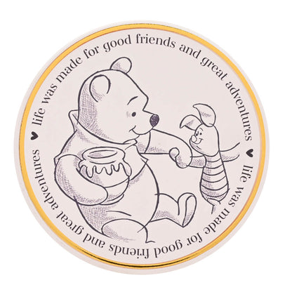 DISNEY CLASSIC COLLECTABLE COASTER - WINNIE THE POOH & PIGLET