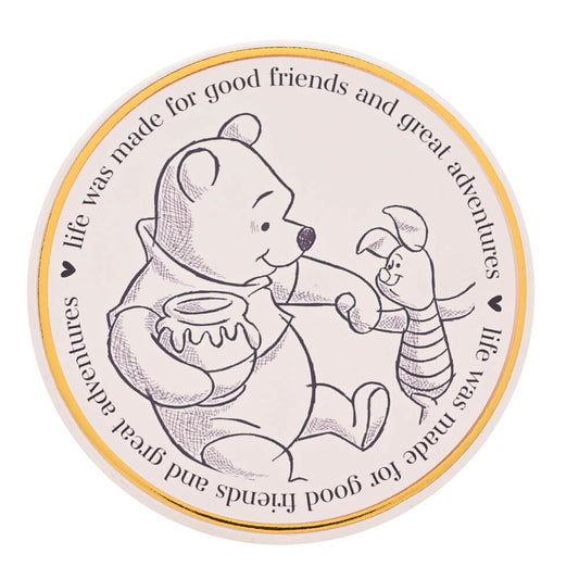 DISNEY CLASSIC COLLECTABLE COASTER - WINNIE THE POOH & PIGLET