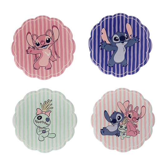 STITCH & ANGEL SET OF 4 CERAMIC COASTERS