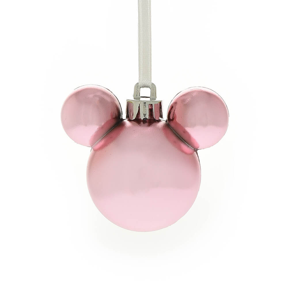 MICKEY CHRISTMAS MINI BLUSH BAUBLES (SET OF 12)