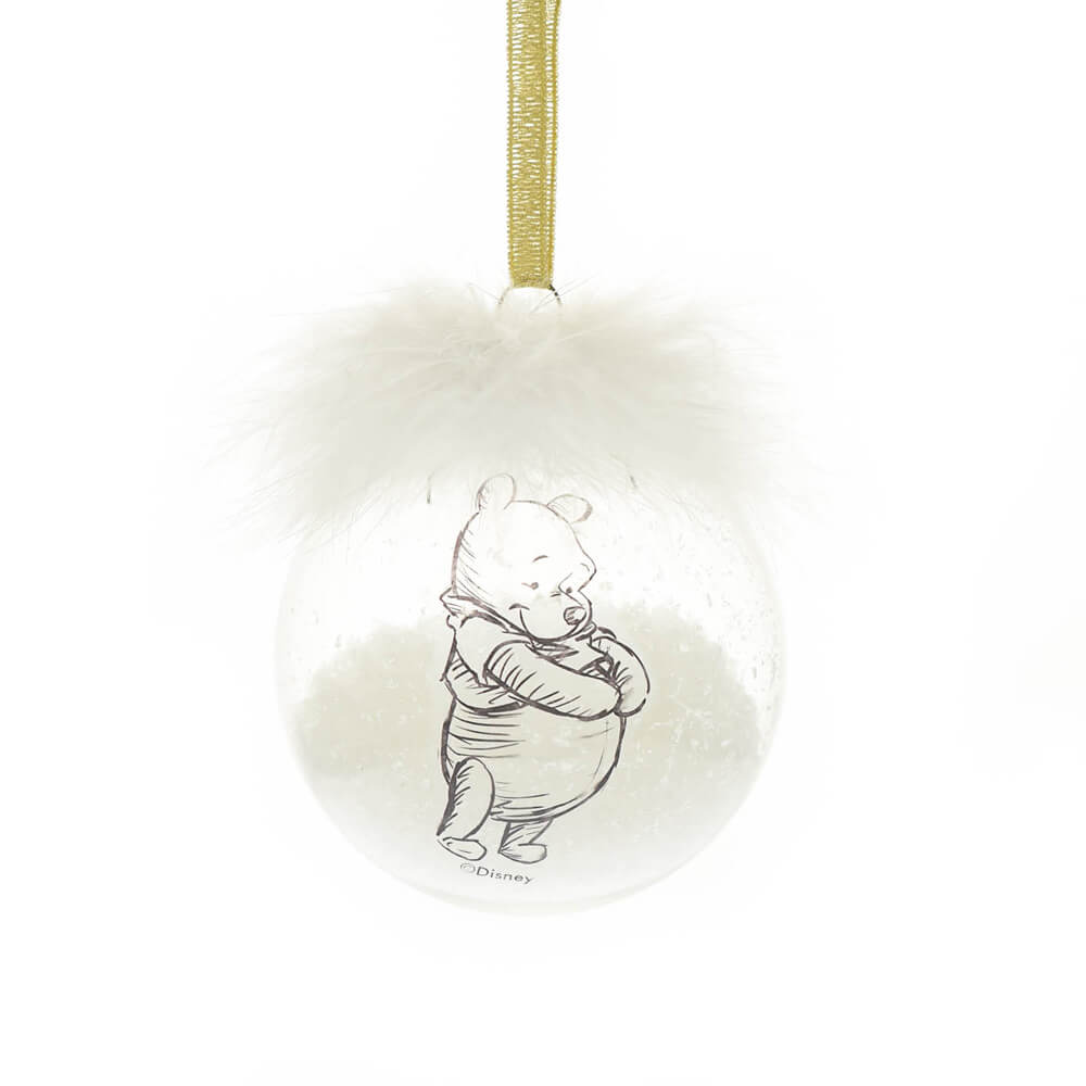 COLLECTIBLE CHRISTMAS BAUBLE SET POOH & PIGLET