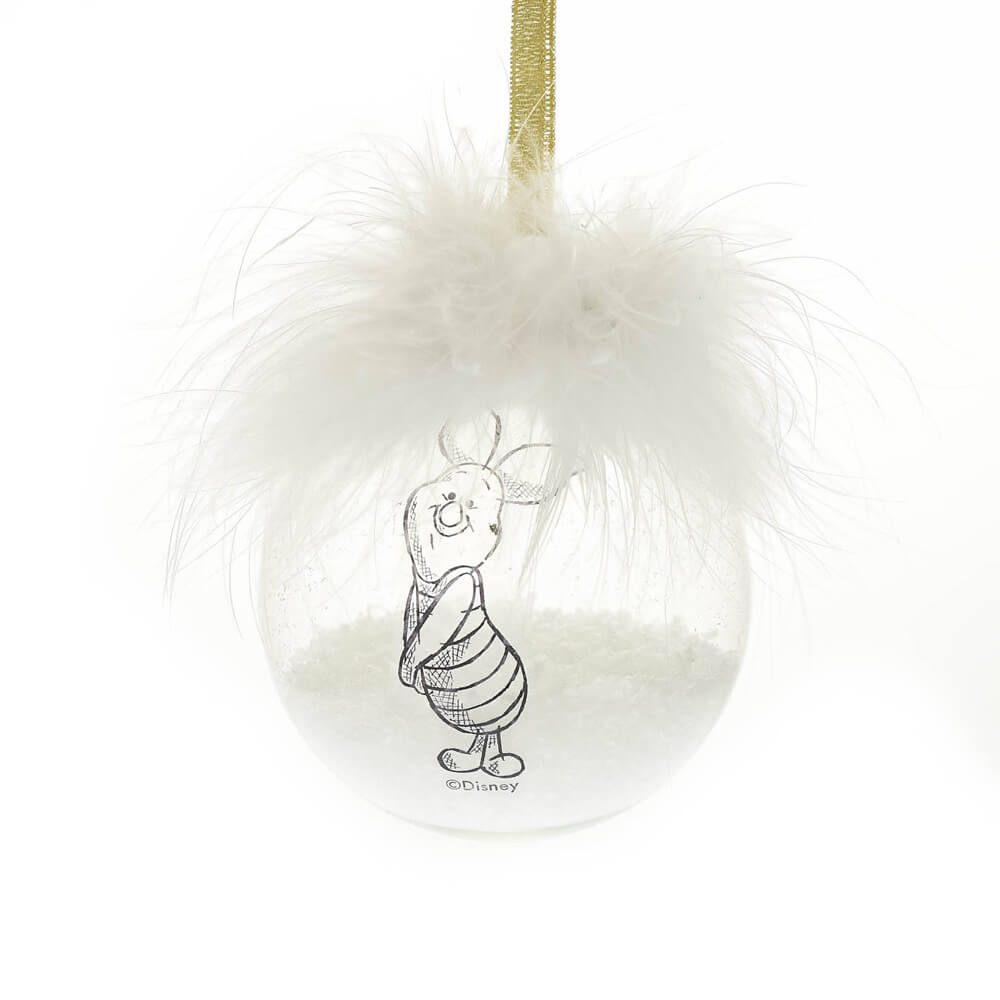 COLLECTIBLE CHRISTMAS BAUBLE SET POOH & PIGLET