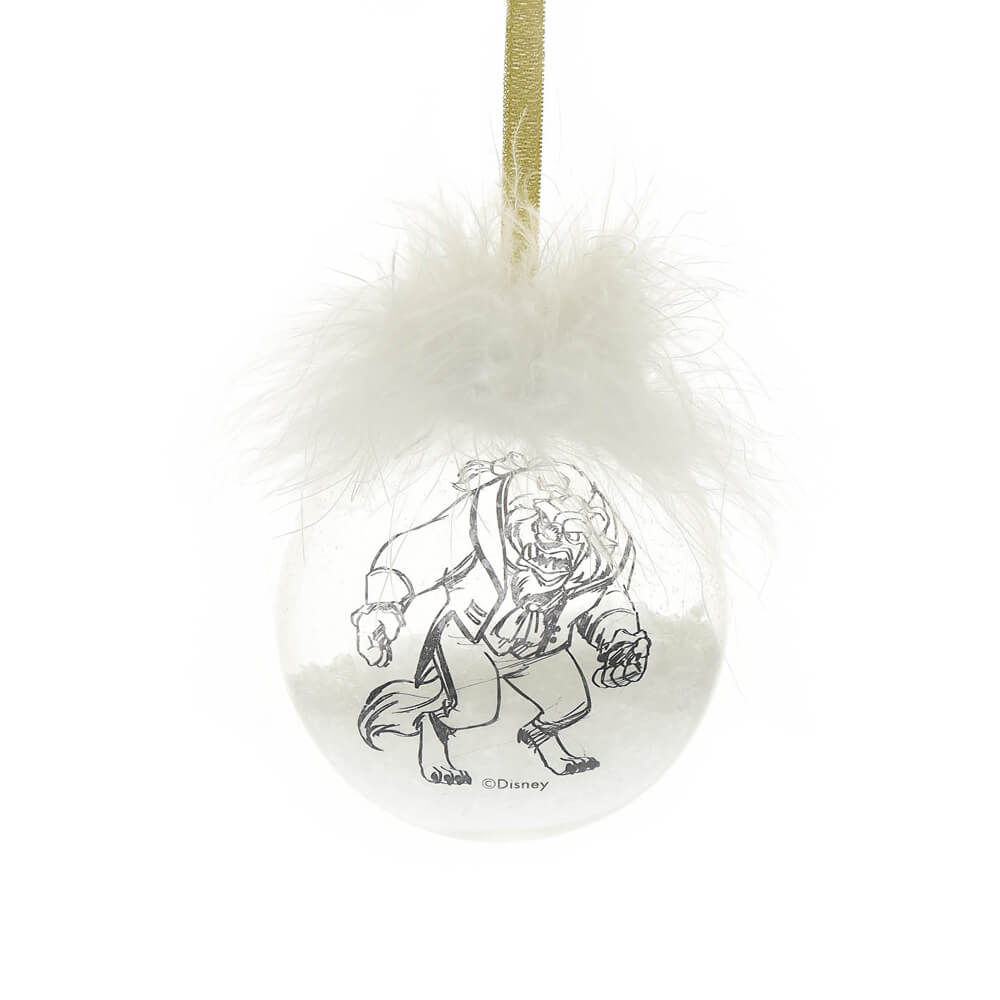 COLLECTIBLE CHRISTMAS BAUBLE SET BELLE & BEAST